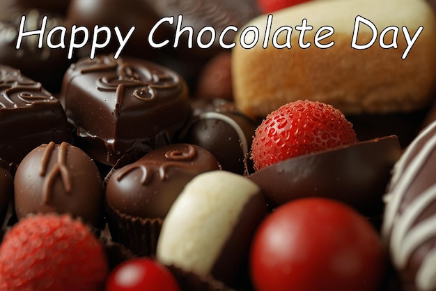 World chocolate day background