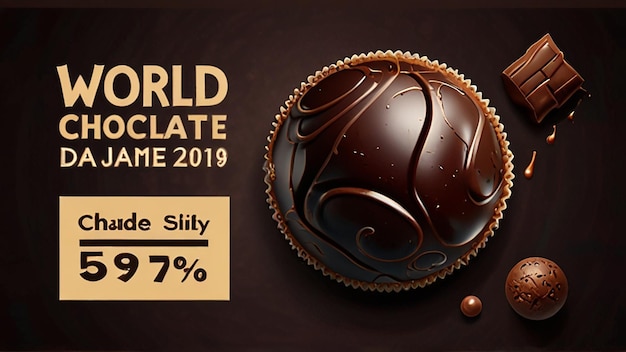 Photo world chocolate day banner chocolate day images chocolate day templates chocolate background