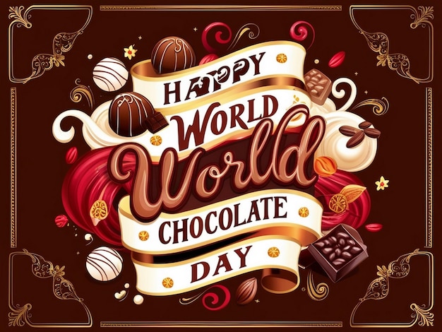 Photo world chocolate day celebrated