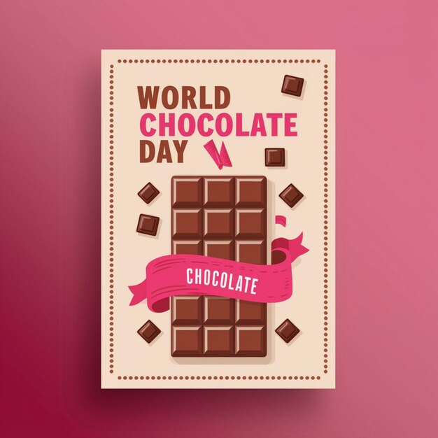 World Chocolate Day Celebration Poster Design