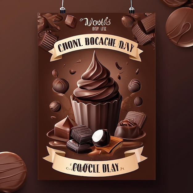 World Chocolate Day Celebration Poster Design