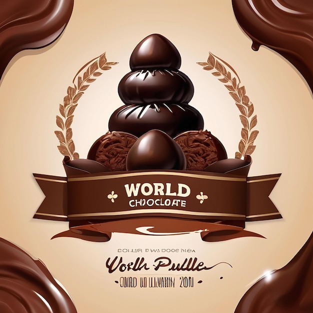 World Chocolate Day Celebration Poster Design