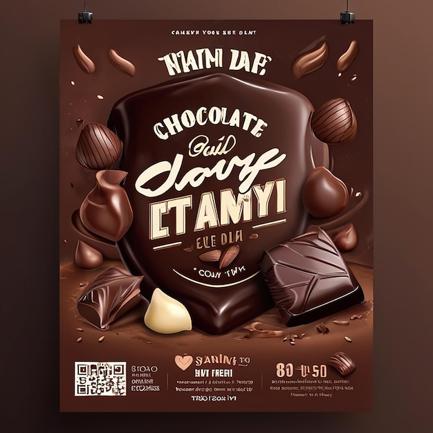 World Chocolate Day Celebration Poster Design