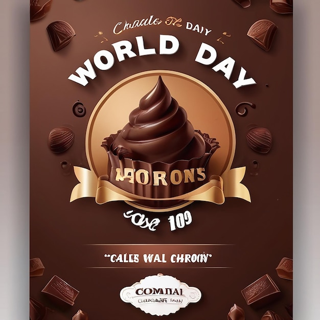 World Chocolate Day Celebration Poster Design