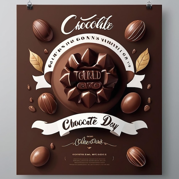 World Chocolate Day Celebration Poster Design