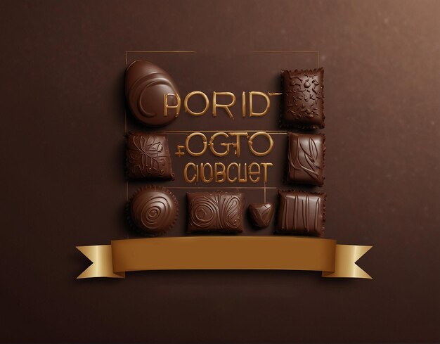 World Chocolate Day chocolate images banner design Generative ai