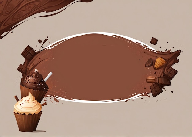 World Chocolate Day chocolate images banner design Generative ai