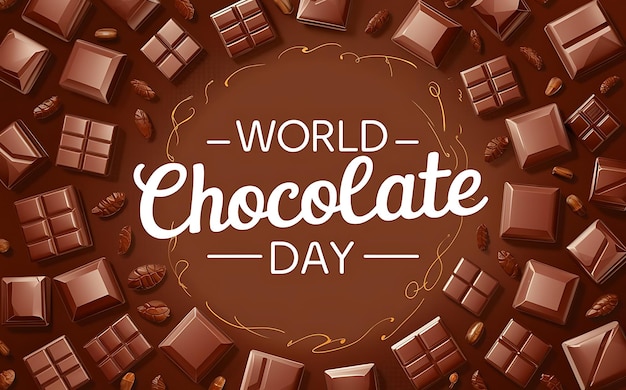 World Chocolate Day chocolate images banner design