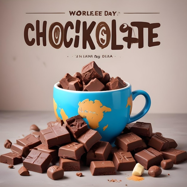 World Chocolate Day social media post design