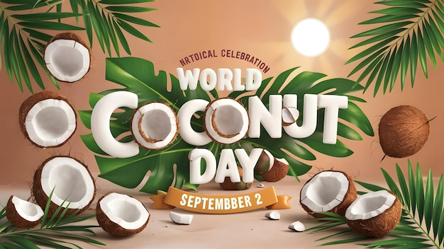 World Coconut Day Poster