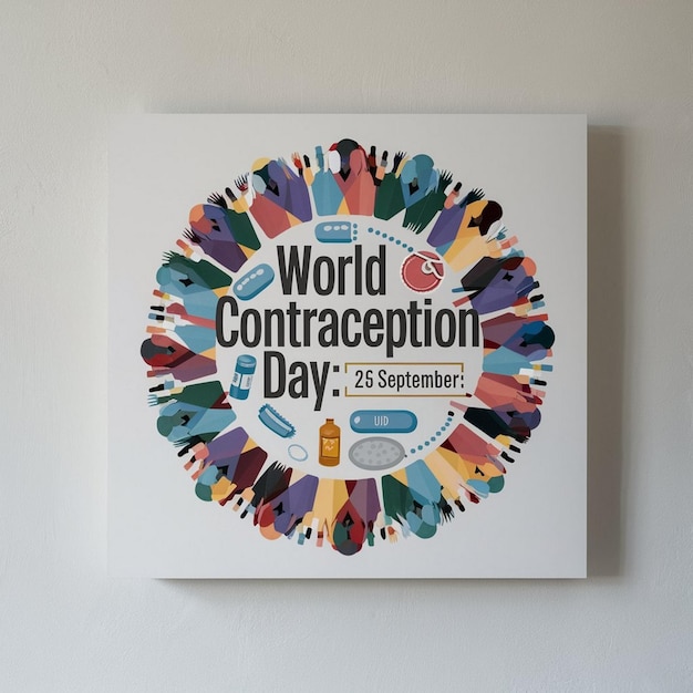 Photo world contraception day celebration design