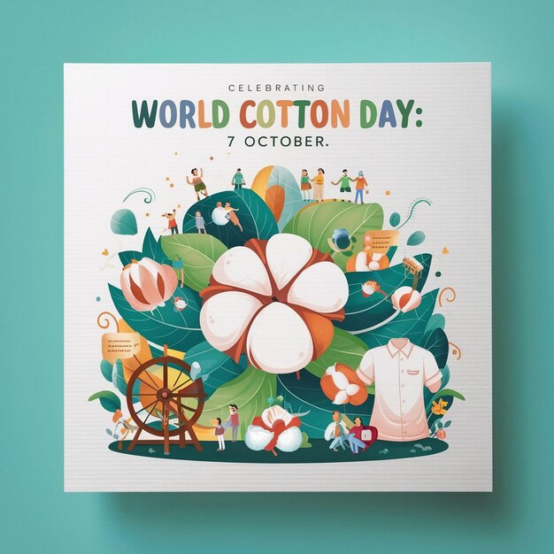 World Cotton Day Illustration