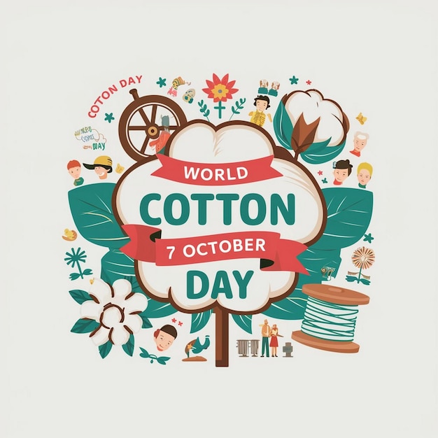 World Cotton Day Illustration