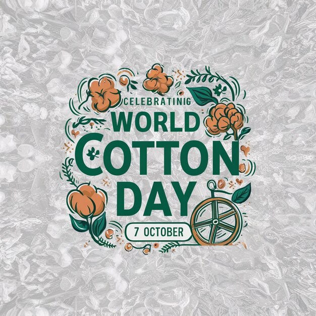 World Cotton Day Illustration