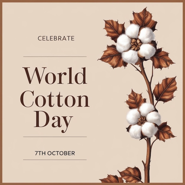 World Cotton Day Promotional Banner