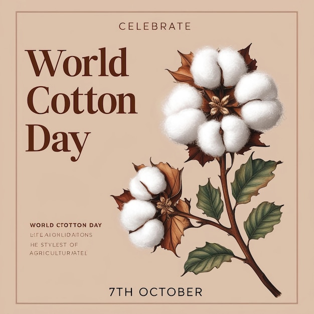 World Cotton Day Promotional Banner