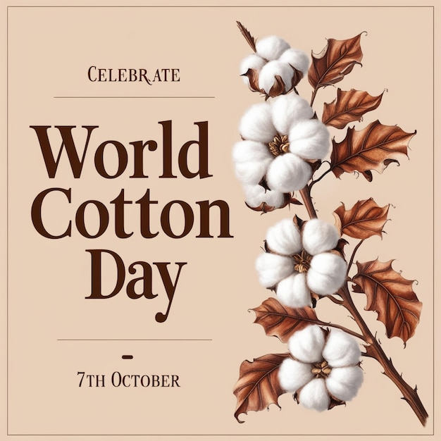 World Cotton Day Promotional Banner