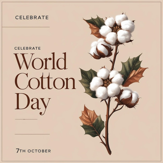 World Cotton Day Promotional Banner