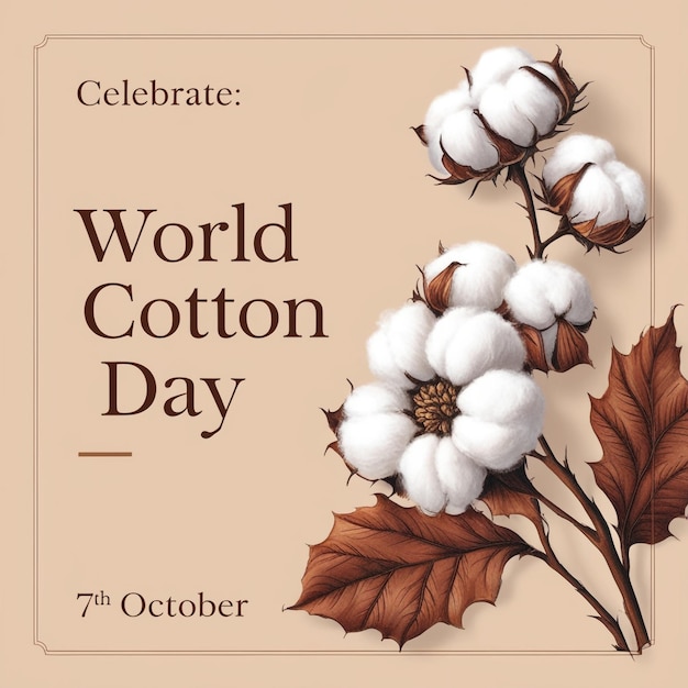 World Cotton Day Promotional Banner