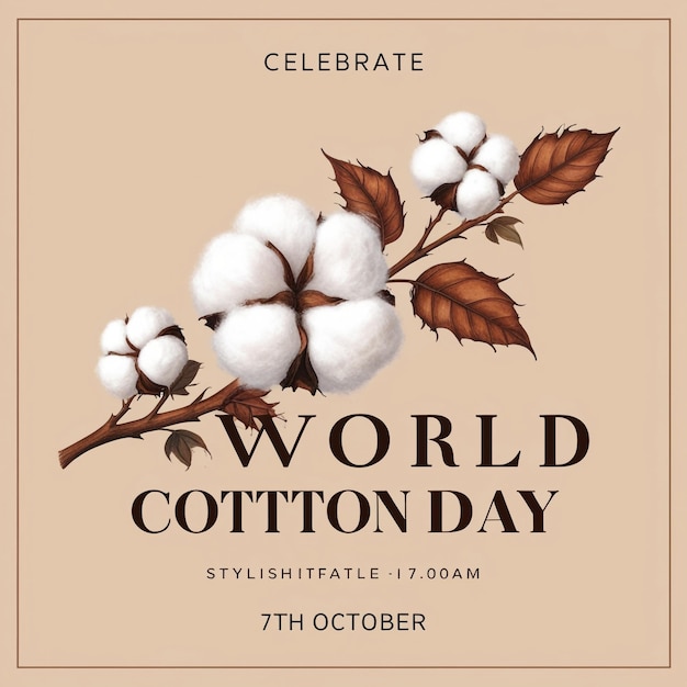 World Cotton Day Promotional Banner