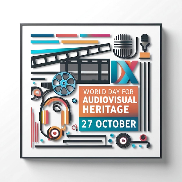 Photo world day for audiovisual heritage design