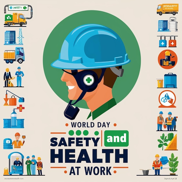 Photo world day for safety and health at work