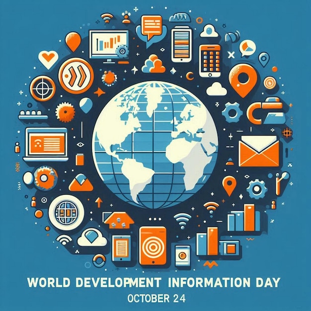 World Development Information Day Social Media Post