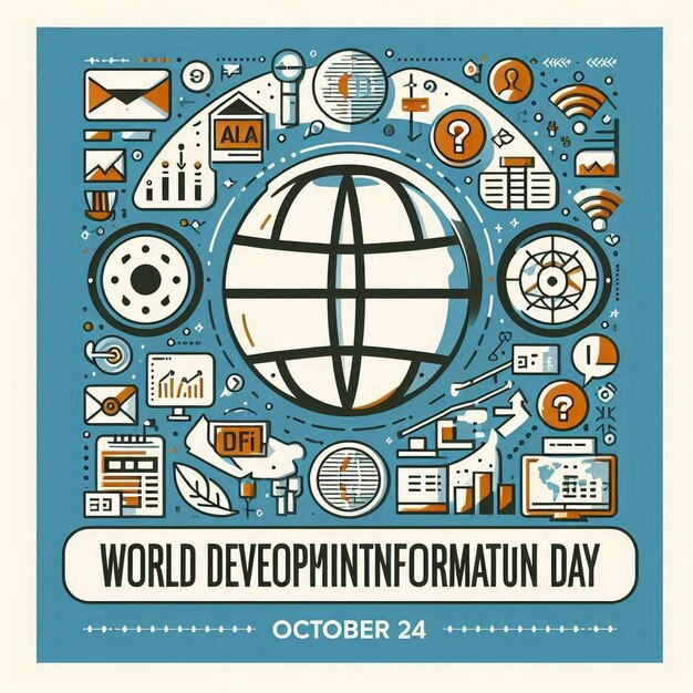 World Development Information Day Social Media Post