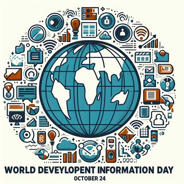 World Development Information Day Social Media Post