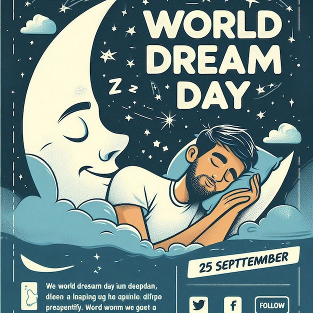 Photo world dream day banner design