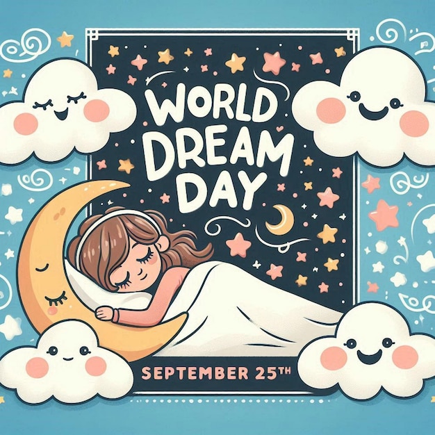 Photo world dream day banner design