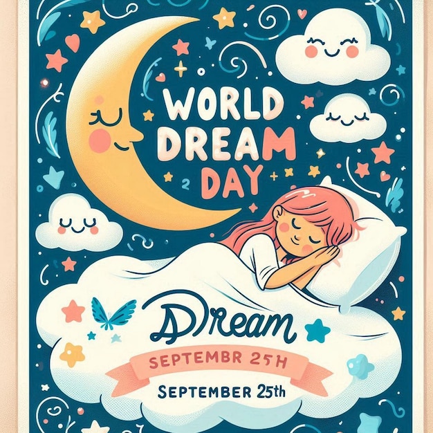 Photo world dream day banner design