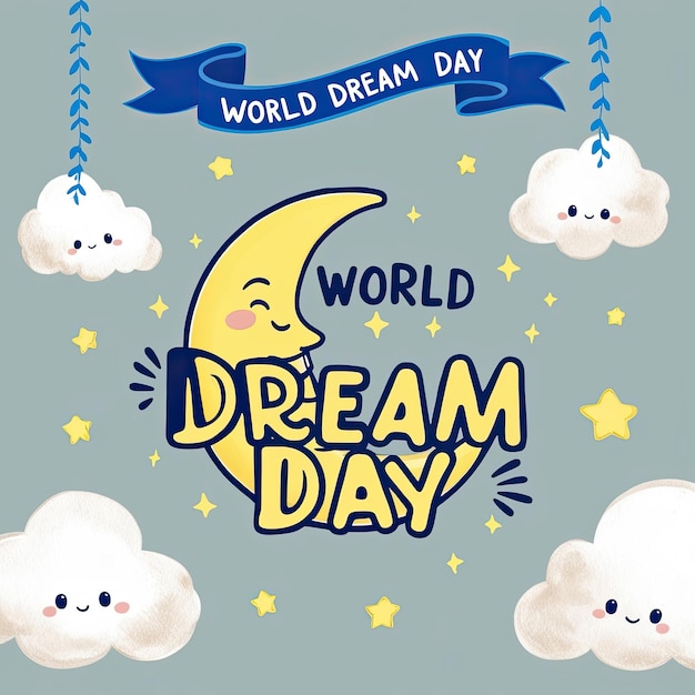 Photo world dream day banner design