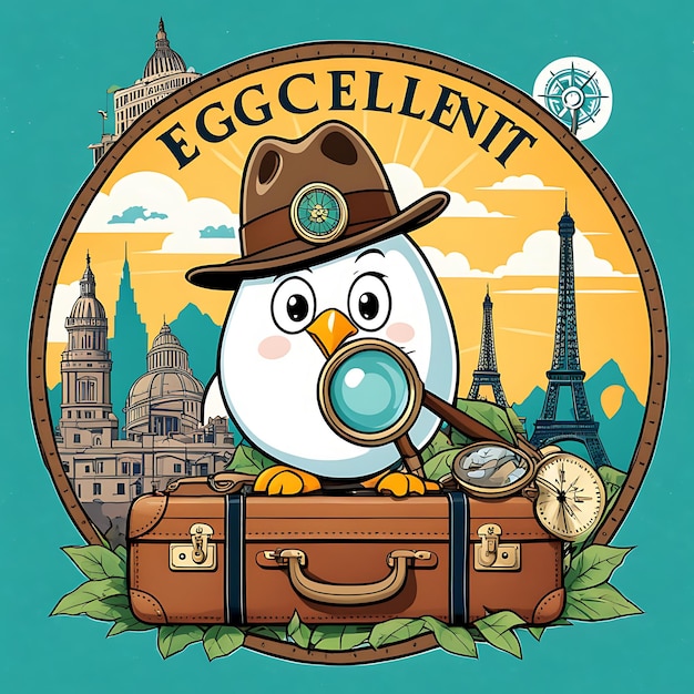 World Egg Day Flat Illustration