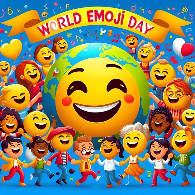 World Emoji day illustration