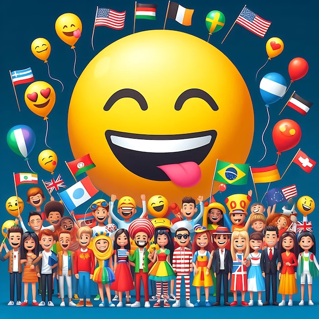 World Emoji day illustration