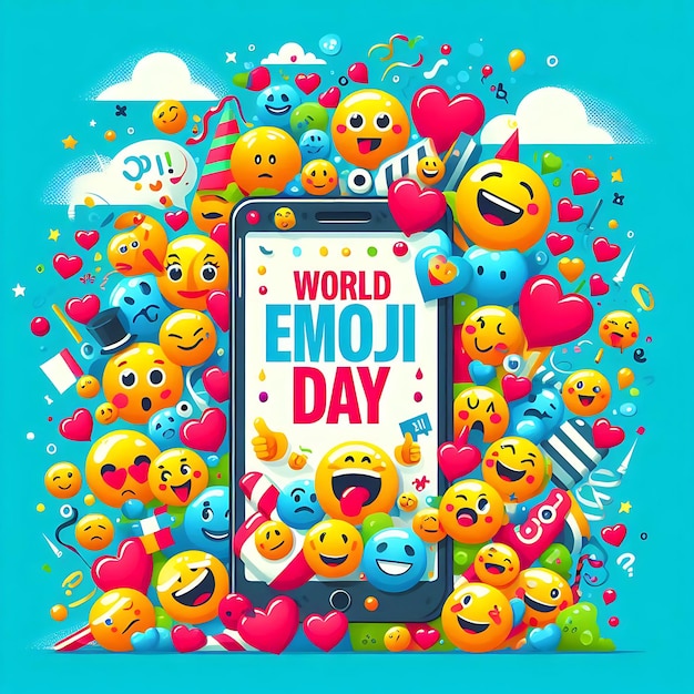 World Emoji day illustration