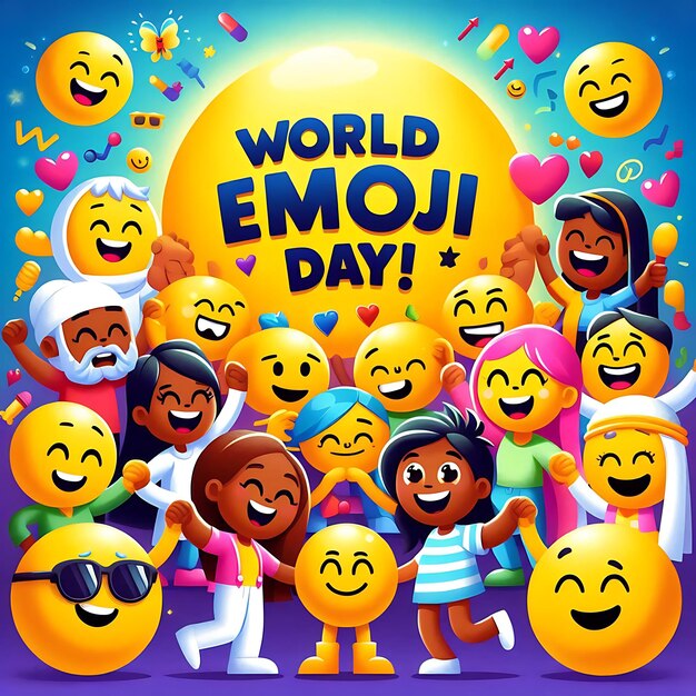 World Emoji day illustration