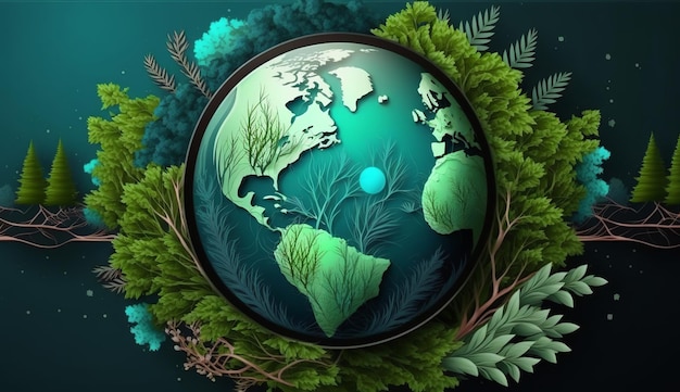 World Environment Day Importance of protecting nature Environment World Earth Day Generative Ai