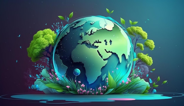 World Environment Day Importance of protecting nature Environment World Earth Day Generative Ai