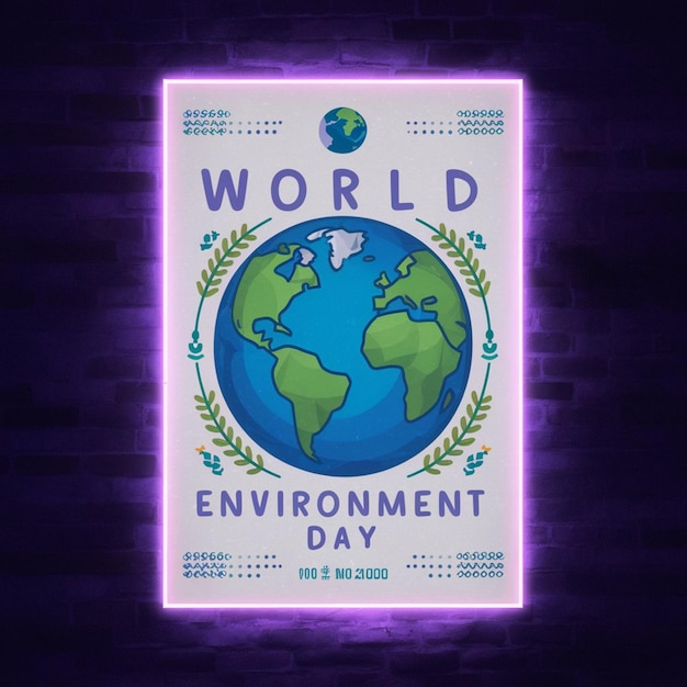 World Environment Day Poster Illustration