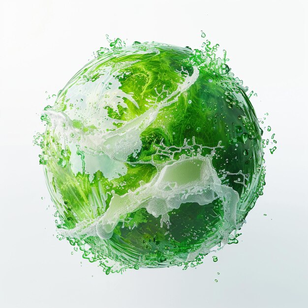 world environment and Earth day concept with green globe