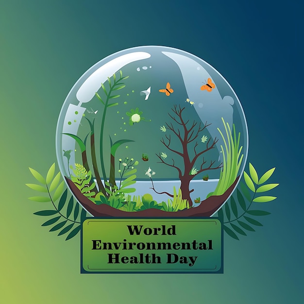 Photo world environmental health day poster