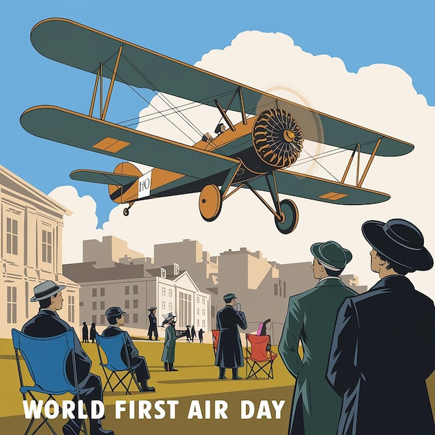 Photo world first air day poster