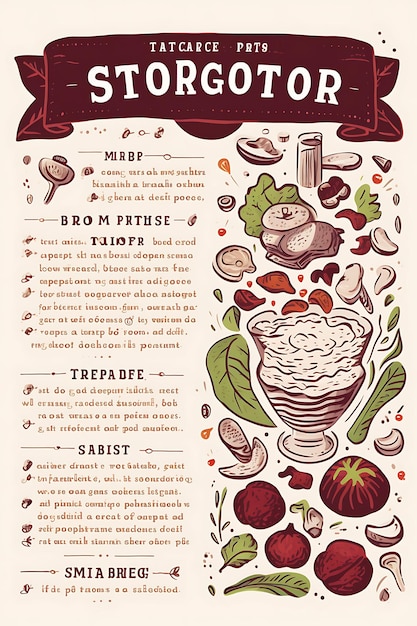 World of food collection colorful handdrawn images and highly applicable