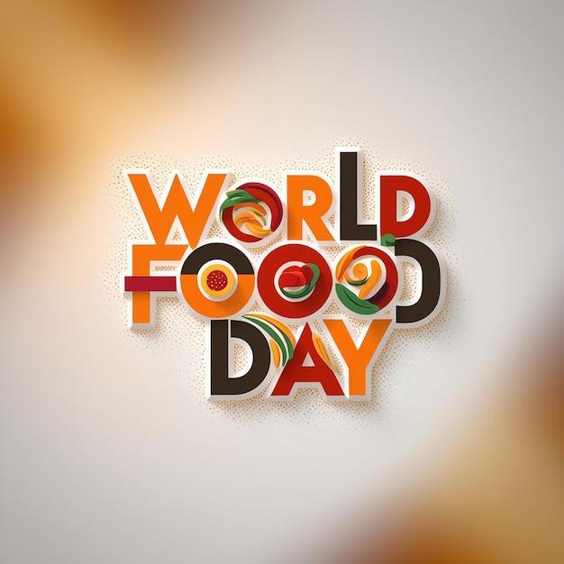 Photo world food day banner image