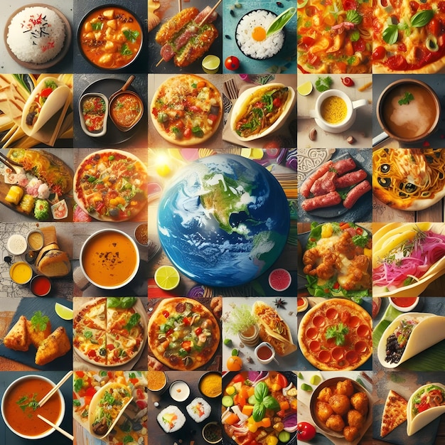 Photo world food day free photos and world food background