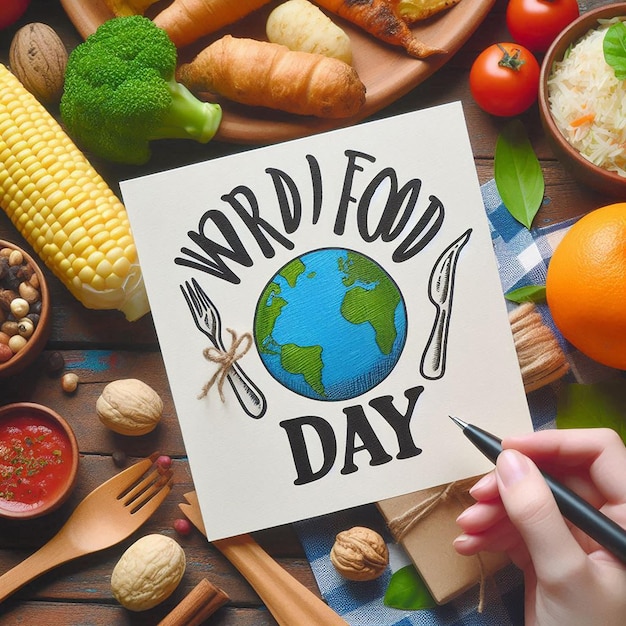 Photo world food day free photos and world food background