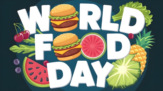 Photo world food day poster cover design inspires creative designs banners posters social media posts