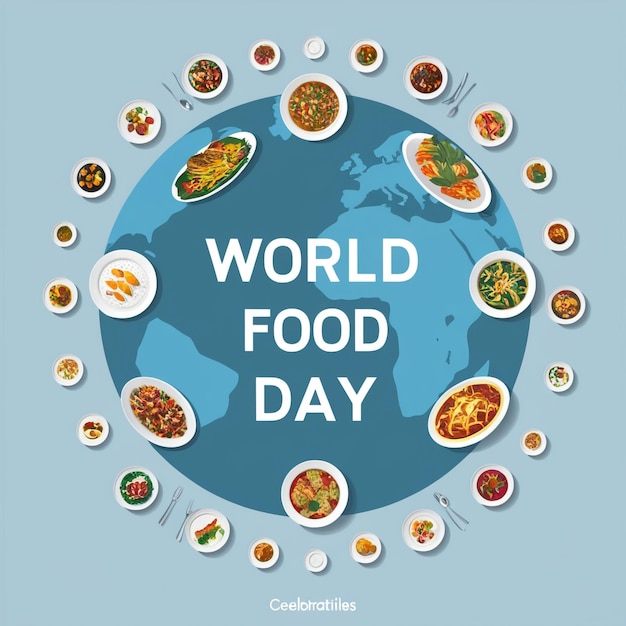 Photo world food day promoting sustainable nutrition for a healthier future